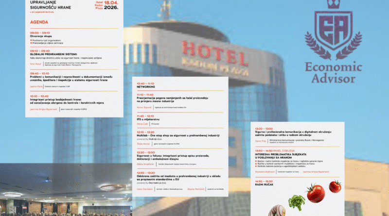 Seminar – „Upravljanje sigurnošću hrane u eri pojačanih kontrola“